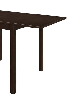 Kelso Rectangular Dining Table with Drop Leaf Cappuccino - Half Price Furniture