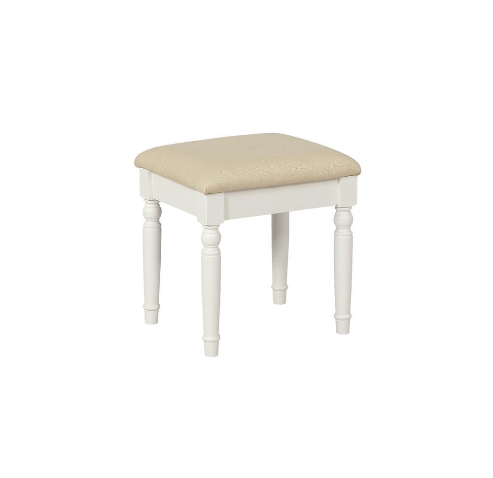 Reinhart Reinhart 2-piece Vanity Set White and Beige - Half Price Furniture
