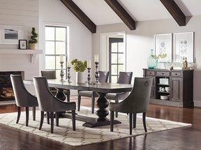 Phelps Rectangular Dining Table Antique Noir - Dining Table - Half Price Furniture