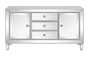 Leticia 3-drawer Accent Cabinet Silver - Half Price Furniture