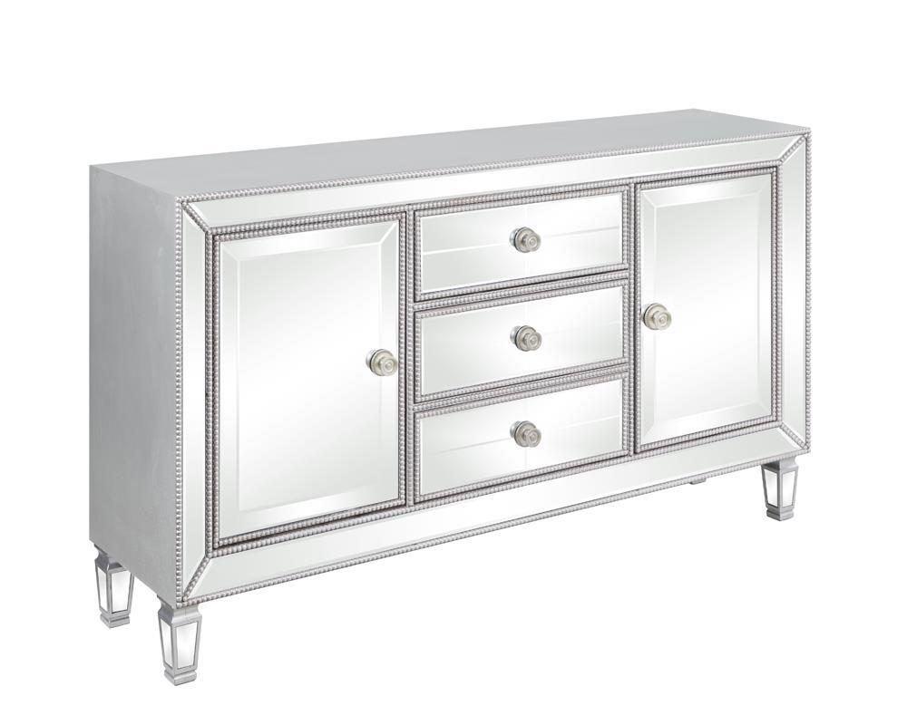 Leticia 3-drawer Accent Cabinet Silver Leticia 3-drawer Accent Cabinet Silver Half Price Furniture