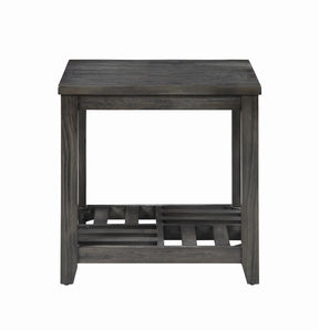 Cliffview 1-shelf Rectangular End Table Grey - End Table - Half Price Furniture