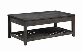 Cliffview Lift Top Coffee Table with Storage Cavities Grey - Half Price Furniture