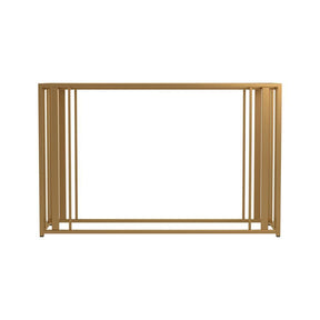 Adri Metal Frame Sofa Table Matte Brass - Sofa Table - Half Price Furniture