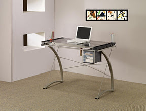 Melo 3-Drawer Drafting Desk Champagne - Desk - Half Price Furniture
