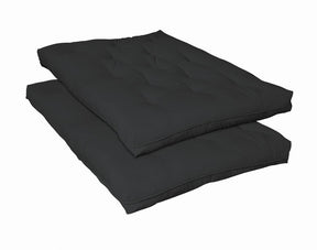 6" Promotional Futon Pad Black - Futon Pad - Half Price Furniture