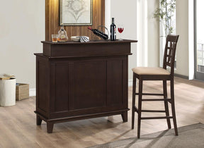 Gabriel Upholstered Counter Height Stools Cappuccino and Beige (Set of 2) - Barstool - Half Price Furniture