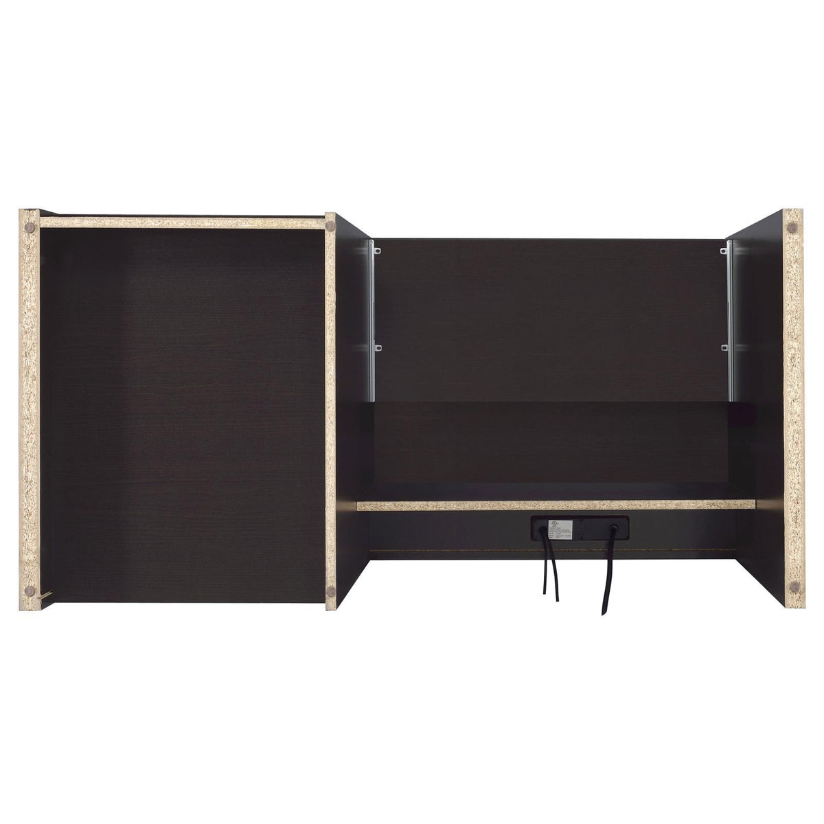 Halston Rectangular Connect-it Office Desk Cappuccino Half Price Furniture