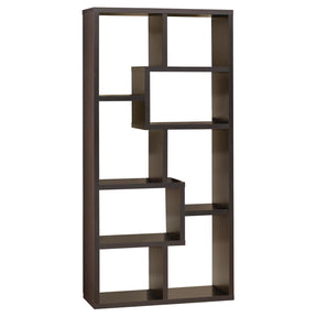 Theo 10-shelf Bookcase Cappuccino - Bookcase - Half Price Furniture