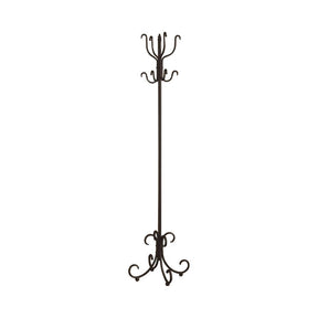 Kiefer Coat Rack with 12 Hooks Black Half Price Furniture