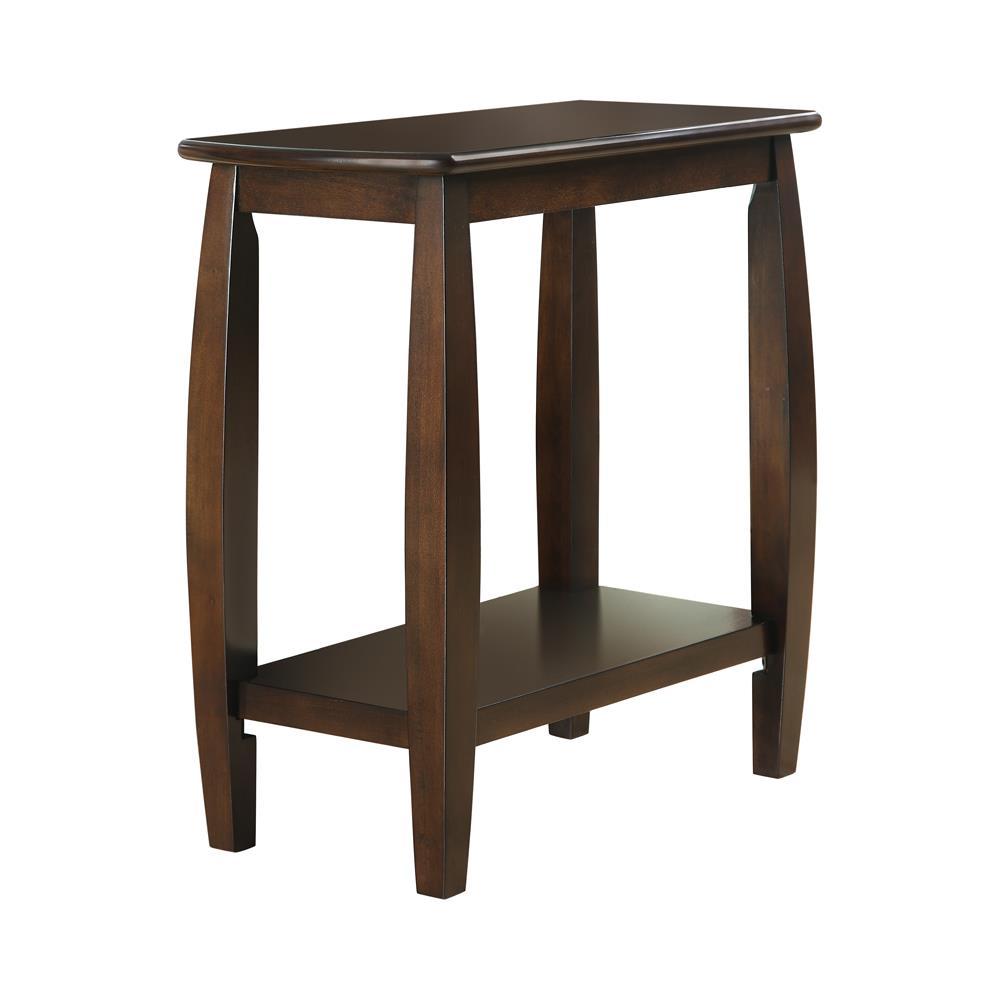 Raphael 1-shelf Chairside Table Cappuccino - Half Price Furniture