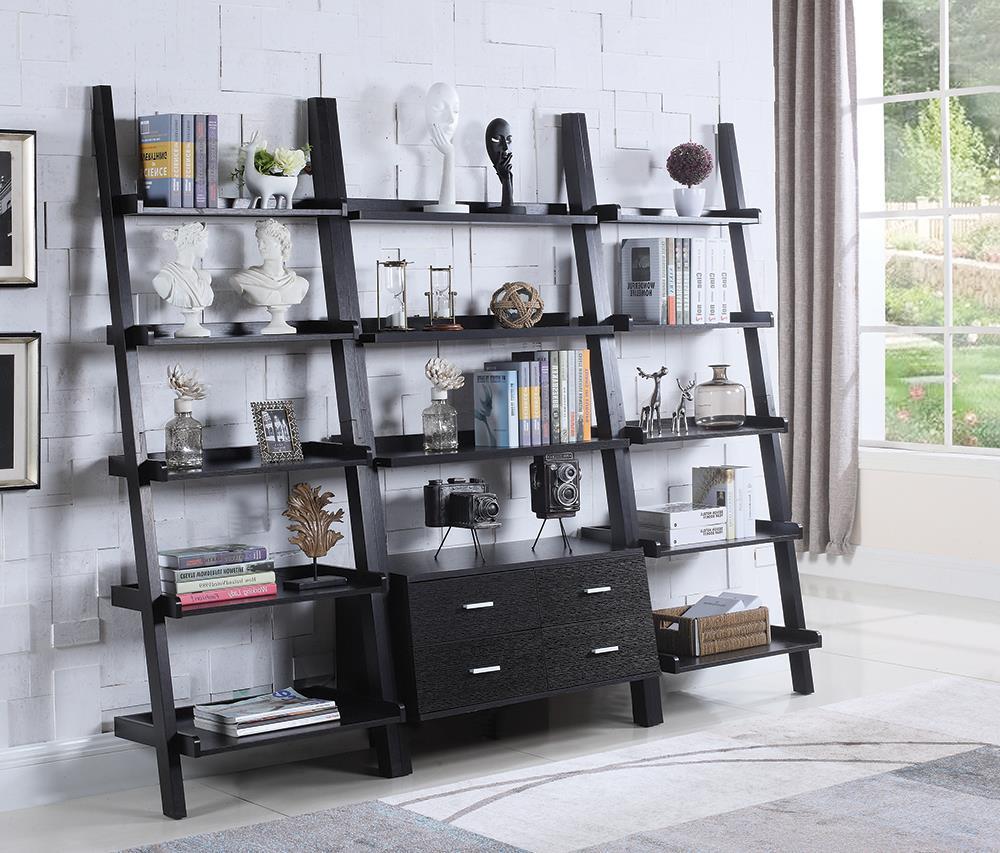 Colella 4-drawer Storage Bookcase Cappuccino - Half Price Furniture