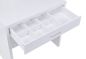 Harvey 2-piece Vanity Set with Lift-Top Stool White - Vanity Set - Half Price Furniture