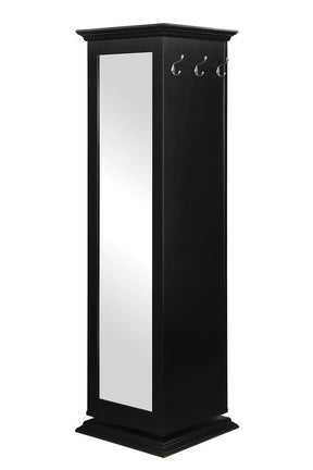 Robinsons Swivel Accent Cabinet with Cork Board Black - Accent Cabinet - Half Price Furniture