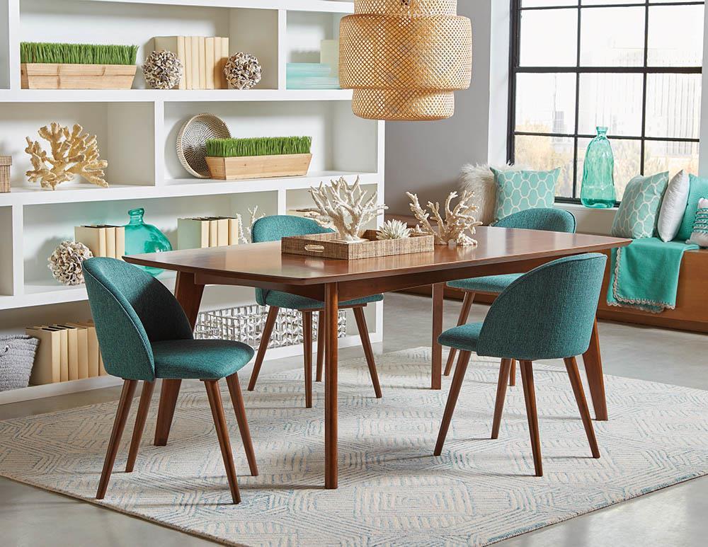 Jedda Oval Dining Table Dark Walnut - Half Price Furniture