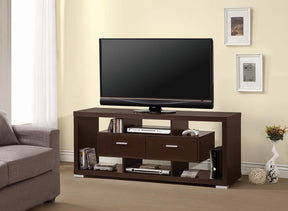 Casey 2-drawer Rectangular TV Console Cappuccino - TV Stand - Half Price Furniture