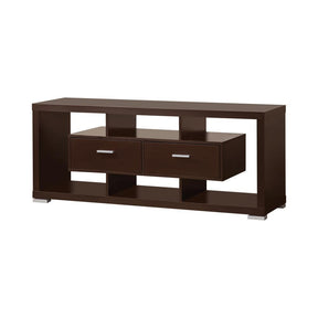 Darien 2-drawer Rectangular TV Console Cappuccino Half Price Furniture