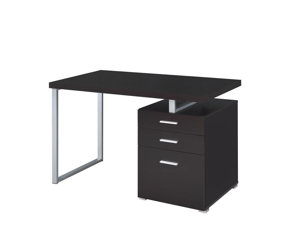 Brennan 3-drawer Office Desk Cappuccino - Half Price Furniture