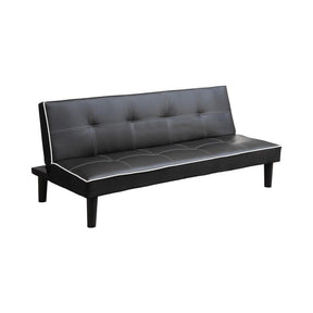 Katrina Tufted Upholstered Sofa Bed Black - Sleeper - Half Price Furniture