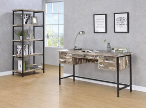 Kemper 4-drawer Writing Desk Salvaged Cabin - Desk - Half Price Furniture