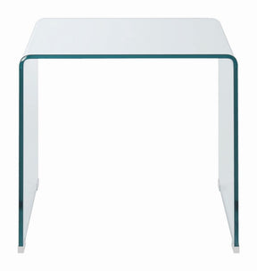 Ripley Square End Table Clear - Half Price Furniture