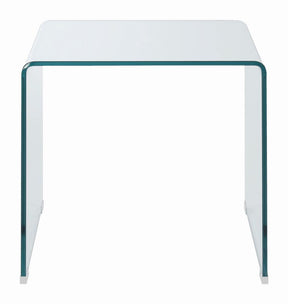 Ripley Square End Table Clear - End Table - Half Price Furniture