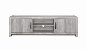 Burke 2-drawer TV Console Grey Driftwood - TV Stand - Half Price Furniture