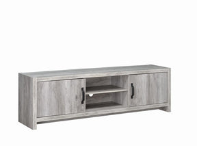 Burke 2-drawer TV Console Grey Driftwood - TV Stand - Half Price Furniture