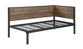 Getler Daybed Weathered Chestnut and Black - Daybed - Half Price Furniture