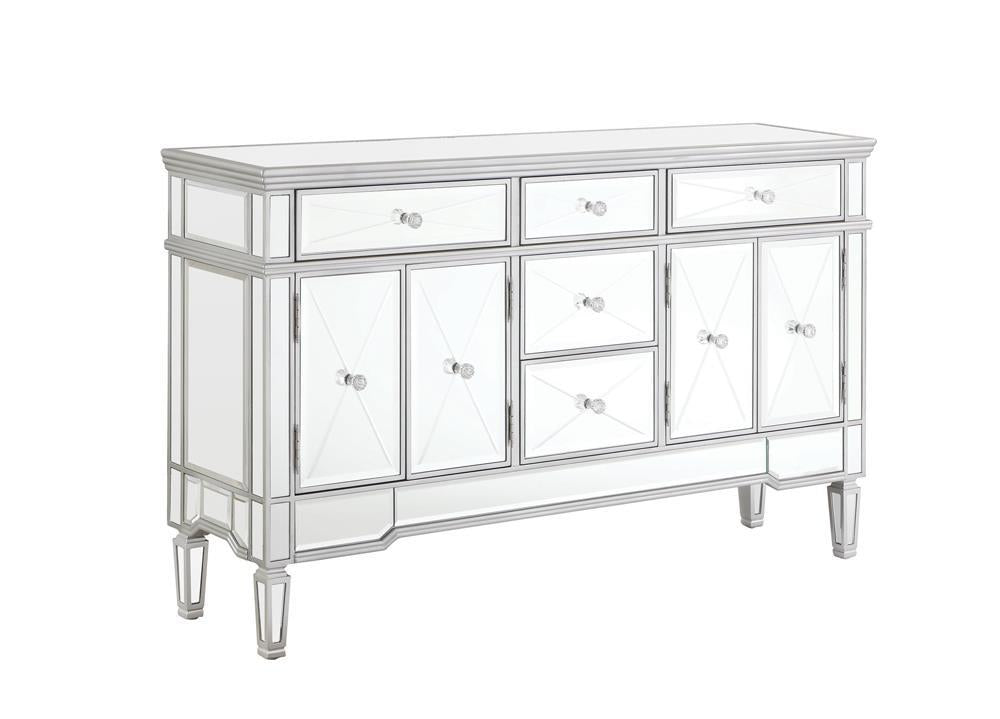 Duchess 5-drawer Accent Cabinet Silver  Half Price Furniture