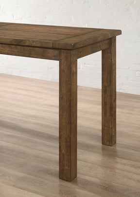 Coleman Counter Height Table Rustic Golden Brown  Half Price Furniture