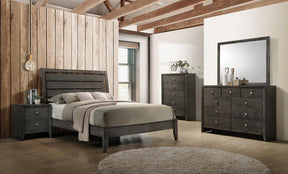 Serenity Queen Panel Bed Mod Grey Half Price Furniture