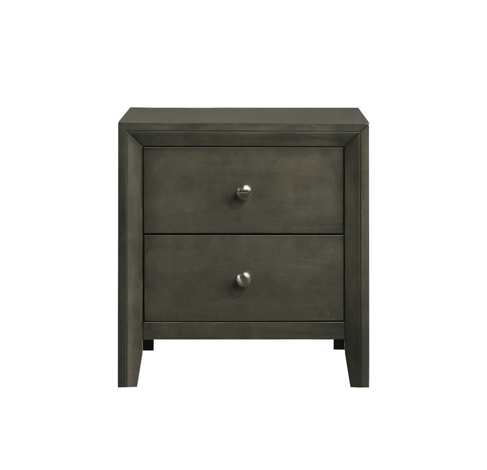 Serenity 2-drawer Nightstand Mod Grey - Half Price Furniture