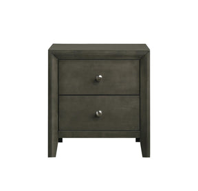 Serenity 2-drawer Nightstand Mod Grey - Nightstand - Half Price Furniture
