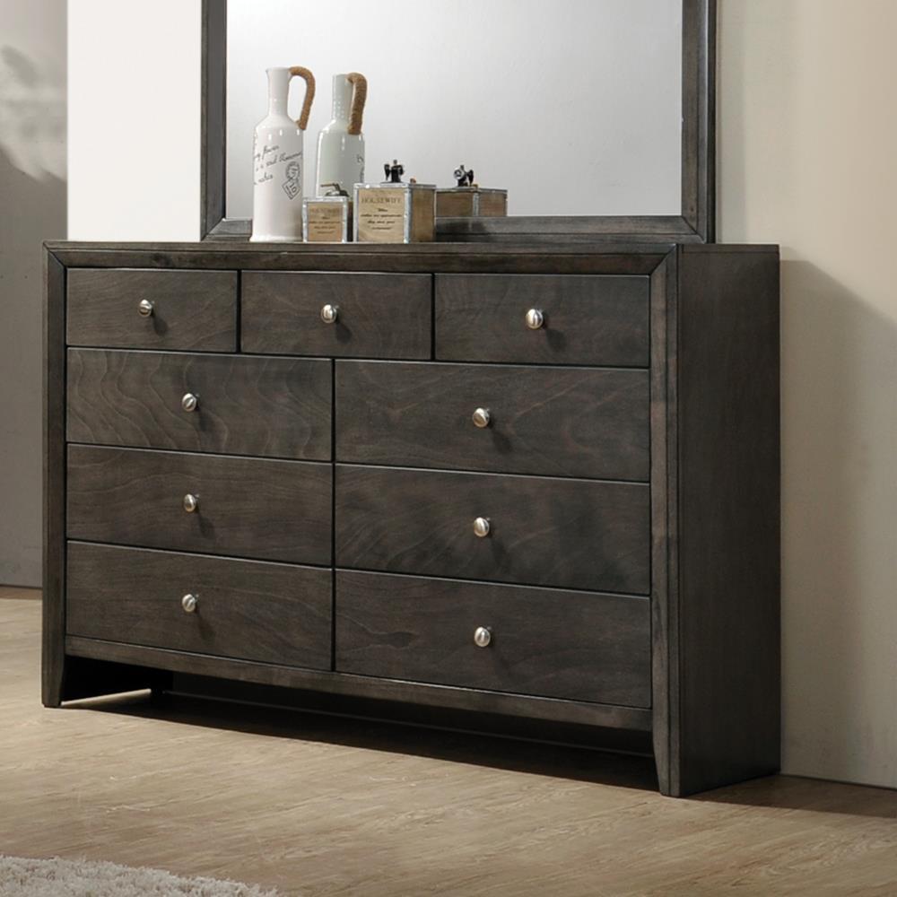 Serenity 9-drawer Dresser Mod Grey Serenity 9-drawer Dresser Mod Grey Half Price Furniture