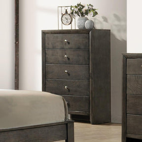 Serenity 5-drawer Chest Mod Grey - Chest - Half Price Furniture