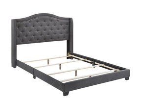 Tamarac Upholstered Nailhead Full Bed Grey - Bed - Half Price Furniture