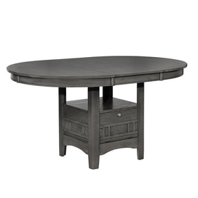 Lavon Dining Table with Storage Medium Grey - Dining Table - Half Price Furniture