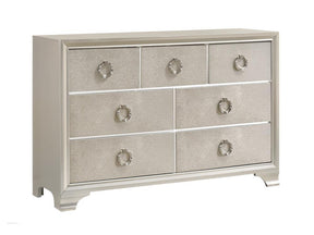 Salford 7-drawer Dresser Metallic Sterling - Dresser - Half Price Furniture