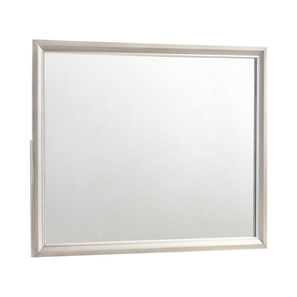 Salford Rectangular Dresser Mirror Metallic Sterling - Mirror - Half Price Furniture