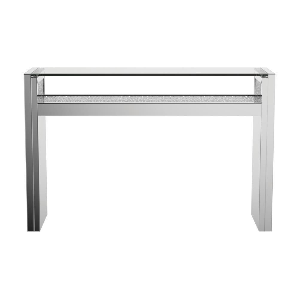 Edna 1-shelf Console Table Silver - Half Price Furniture