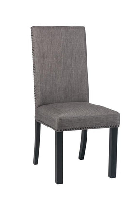 Hubbard Upholstered Side Chairs Charcoal (Set of 2) - Dining Chair - Half Price Furniture