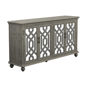 Melanie 4-door Accent Cabinet Antique White - Accent Cabinet - Half Price Furniture