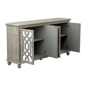 Melanie 4-door Accent Cabinet Antique White - Accent Cabinet - Half Price Furniture