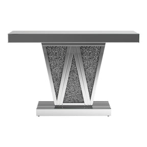 Crocus Rectangular Console Table Silver - Console Table - Half Price Furniture