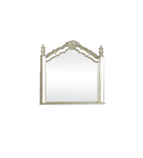 Heidi Arched Dresser Mirror Metallic Platinum - Mirror - Half Price Furniture