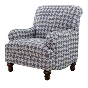 Glenn Recessed Arms Accent Chair Blue - Accent Chair - Half Price Furniture