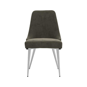Cabianca Curved Back Side Chairs Grey (Set of 2) Half Price Furniture