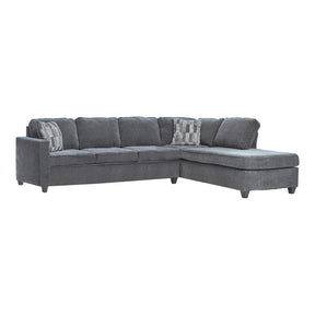 Mccord 2-piece Cushion Back Sectional Dark Grey - Sectional - Half Price Furniture