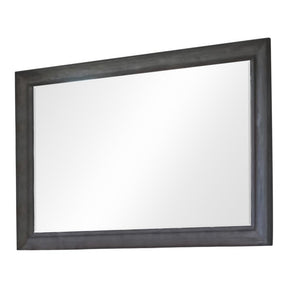 Alderwood Rectangle Dresser Mirror French Grey - Mirror - Half Price Furniture